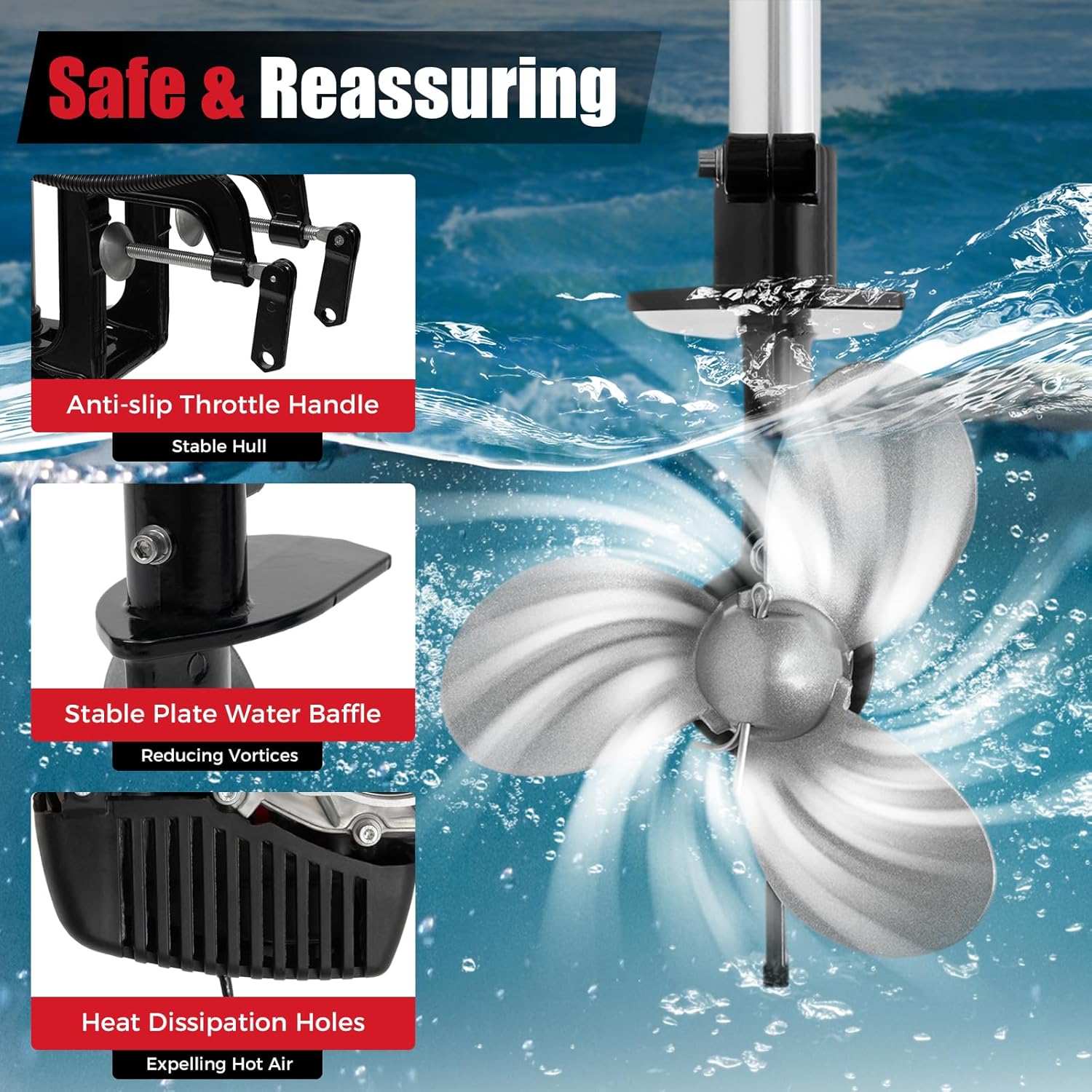 4-PS-Außenbordmotor, 4-Takt-Bo – Fishing Boat Outboard Motor Bewertung und Preis